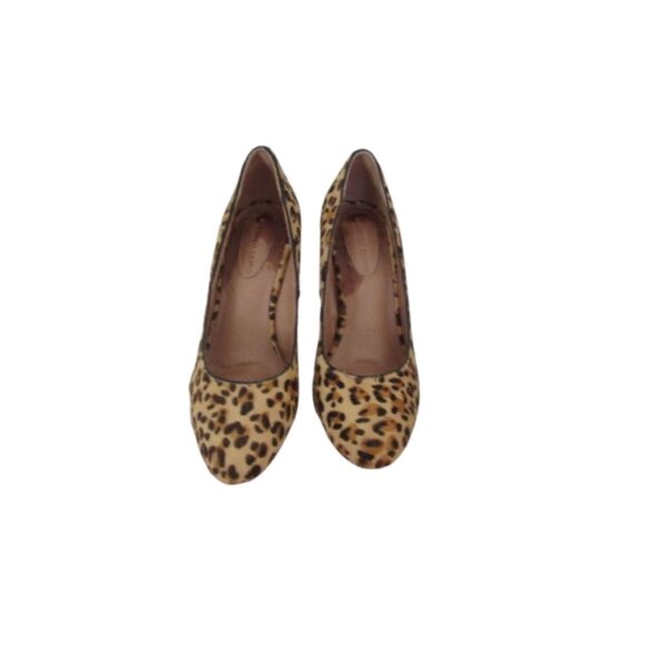 Corso Como Leopard Black Hair Calf Heel Heels in Size 7M - Picture 4 of 8